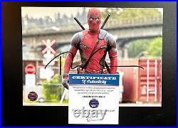 Ryan Reynolds (Deadpool) Signed 7x5 inch Photo Original Autograph withCOA