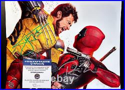 Ryan Reynolds + Hugh Jackman (Deadpool & Wolverine) Signed 8x10 Autographs withCOA