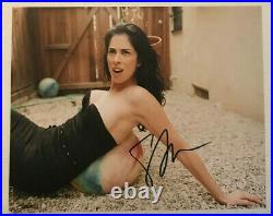 SARAH SILVERMAN Hand Signed 8X10 Sexy Photo IN PERSON Autograph withHologram COA