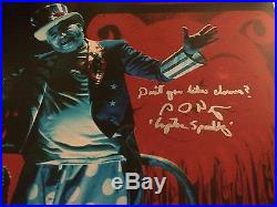 SID HAIG Hand Signed CAPTAIN SPAULDING 16x20 IN PERSON Autograph EXACT PROOF