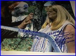 SID HAIG + PJ SOLES Hand Signed 16x20 IN PERSON Autograph EXACT PROOF QUOTES