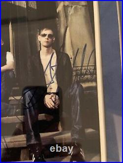 SIGNED PLACEBO framed display / photo! Brian molko! COA in person