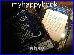 SIGNED The World of All Souls by Deborah Harkness, autographed, new