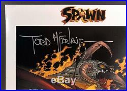 SPAWN Poster SIGNED AUTOGRAPHED BY TODD MCFARLANE from E3 2003 for Soul Calibur