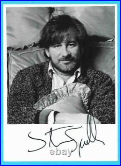 STEVEN SPIELBERG in person hand signed glossy PHOTO 5x7 inch AUTOGRAPH