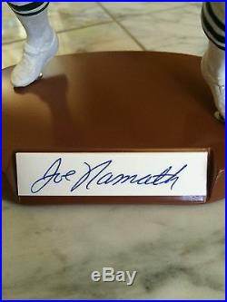 Salvino Joe Namath Hand Signed Figurine From Salvino's Personal Collection
