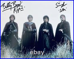 Sean Astin & Billy Boyd HAND SIGNED 10x8 Lord Of The Rings Photograph IN PERSON