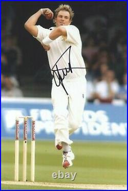 Shane Warne Legendary Australia Test Cricketer In Person Signed Photograph