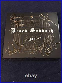 Signed In Person Black Sabbath'the Dio Years' CD Iommi Dio Butler Appice