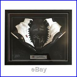 Signed Lennox Lewis Personal Boots Framed Display Boxing Heayyweight Champion