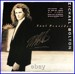 Signed Michael Bolton Soul Provider Vinyl How Am I Supposed To Live Without You