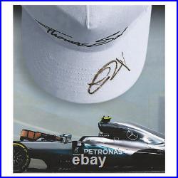 Signed Nico Rosberg Rare Personal Cap Framed Display Mercedes F1