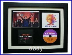 Simply Red+hucknall+signed+framed+blue Eyed Soul=100% Authentic+fast Global Ship