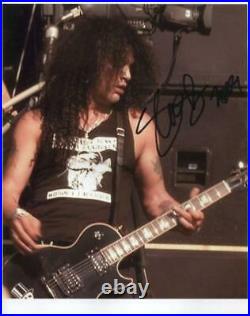 Slash Guns N Roses Guitarist Signed Photo Genuine In Person + Hologram COA