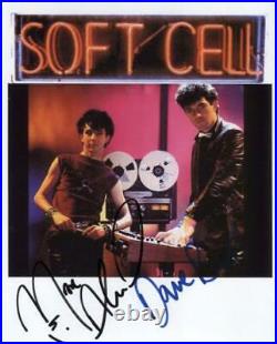 Soft Cell (Band) Marc Almond & Dave Ball Signed Photo Genuine In Person + COA