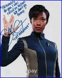 Sonequa Martin Green Signed Autograph 20x25cm Star Trek In person autograph