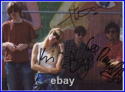 Sonic Youth Fully Signed Photo Genuine In Person Kim Gordon Thurston Moore + COA