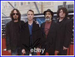 Soundgarden (Band) Fully Signed 8 x 10 Photo Genuine In Person Chris Cornell COA