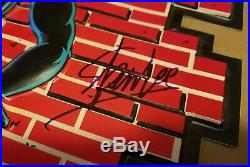 Stan Lee signed rare Venom Marvel Comics embossed display in person autograph