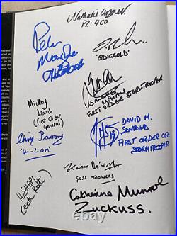 Star wars encyclopedia signed book, must have, genuine, real, in person