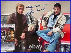 Starsky and Hutch 1975 David Soul, Paul Michael Glaser signed 11x14 photo withJSA