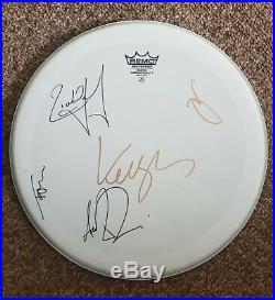 Stereo Phonics', hand signed in person 15 Remo drum skin by all 5 members