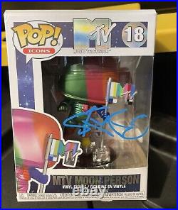 Steve-o Signed Autographed Funko Pop Mtv Moon Person Acoa Certified Coa Jackass