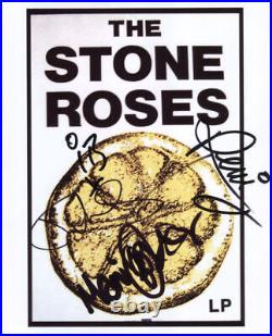 Stone Roses (Band) Ian Brown Fully Signed Photo Genuine In Person COA Guarantee
