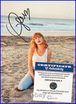 TAYLOR SWIFT Hand Signed 7x5 inch Color Photo Original Autograph with COA