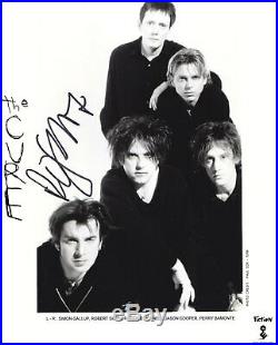 THE CURE ROBERT SMITH VERY RARE AMAZING IN PERSON SIGNED WithPROOF COA