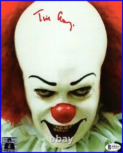 TIM CURRY signed Autogramm 20x25cm IT in Person autograph COA PENNYWISE ES