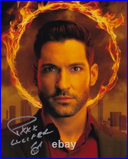 TOM ELLIS signed autograph 20x25cm LUCIFER in person autograph ACOA