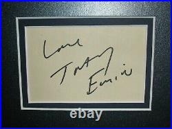 TRACEY EMIN Genuine Authentic In-Person Signed 16x12 Display UACC COA My Bed
