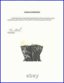 Tera Patrick Signed Worn Clincher & Boots from Personal Website PSA/DNA COA