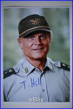 Terence Hill signed 20x30cm Foto Autogramm / Autograph In Person