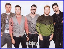 The Backstreet Boys Fully Signed 8 x 10 Photo Genuine In Person + COA Gte