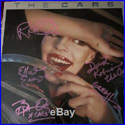 The Cars signed Debut LP with Ben Orr And Ric O! In person! Look At Pics