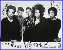 The Cure Autographed Geffen Records VIP Promo Photo From The Curiosa Festival