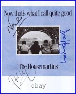 The Housemartins (Band) Signed 8 x 10 Genuine In Person Photo + Hologram COA