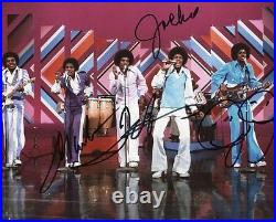 The JACKSONS 20 x 25 PHOTO AUTOGRAPH (signed in person)