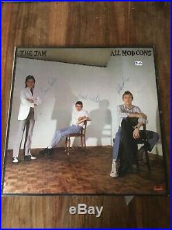 The Jam All Mod Cons Weller, Foxton, Buckler, Album signed in person Certified
