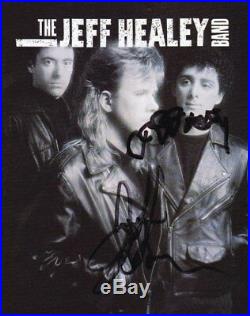 The Jeff Healey Band / SIGNED PHOTO / GROUP / IN-PERSON 100 % ORIGINAL
