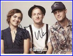 The Lumineers (Band) Fully Signed 8 x 10 Photo Genuine In Person + COA