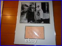 The Style Council Signed Card Mounted With Photo Obtained In Person