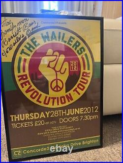 The Wailers Revolution Tour 2012 Autographed Signed In Person
