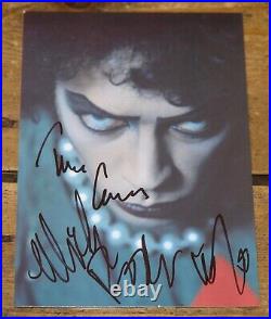 Tim Curry Mick Rock Hand Signed Rocky Horror Postcard In Person Uacc Dealer