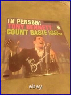 Tony Bennett In-Person Signed Autographed Album Vinyl