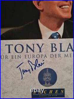 Tony Blair-Autograph-Signed 1999 In Person-Charcoal Price-Signed