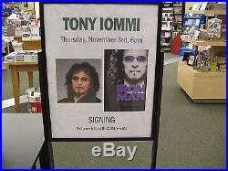 Tony Iommi Signed In Person'iron Man' Hc 1st/1st Ed Black Sabbath Heaven & Hell