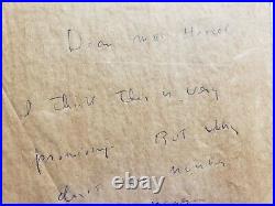 Truman Capote Autograph Signed Personal Response For Book Review 1976 Rare